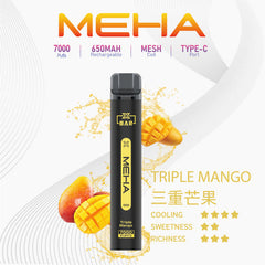 MEHA XBAR 小黑條 7000 Puffs 一次性電子煙